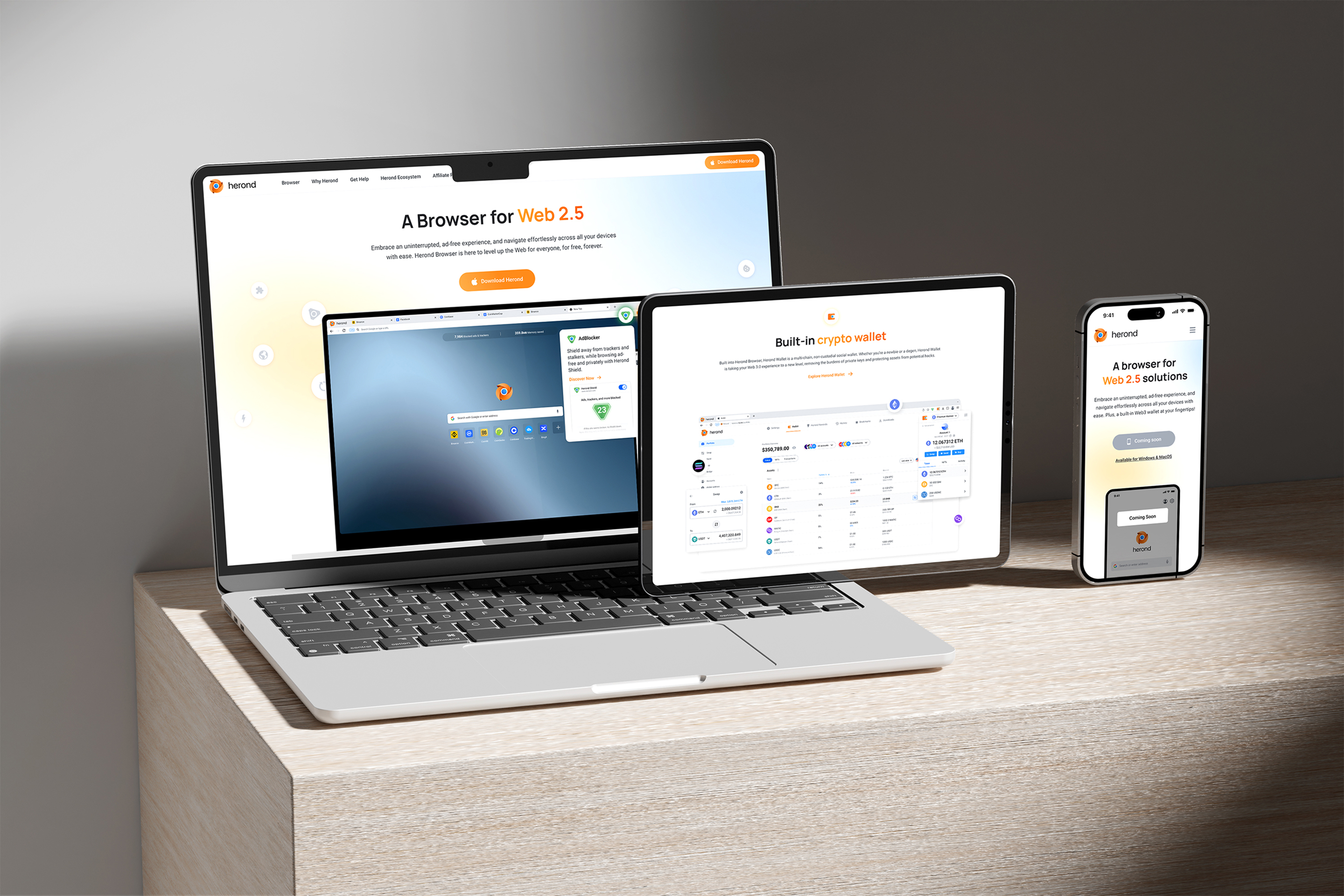 Herond Browser Website