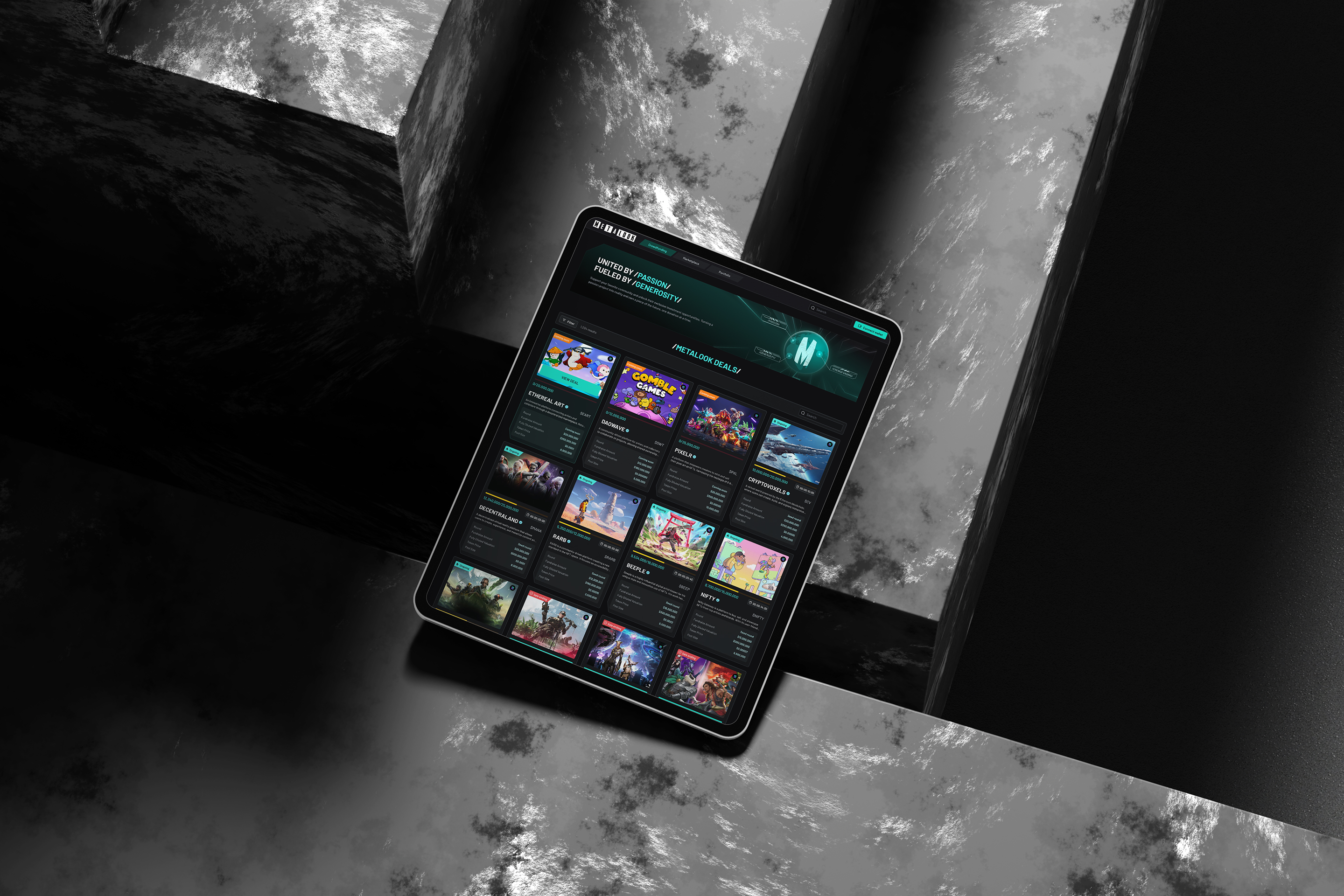 Metalook Crowdfunding – Web3 Application